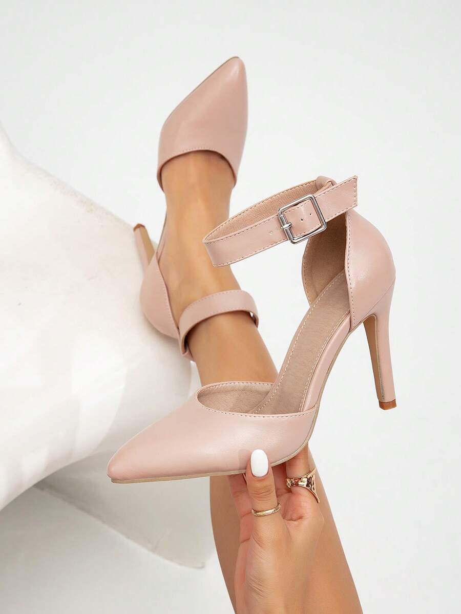 Women's New Sexy Comfortable Versatile Office Wear Minimalist Pointed Toe Stiletto High Heel Pumps