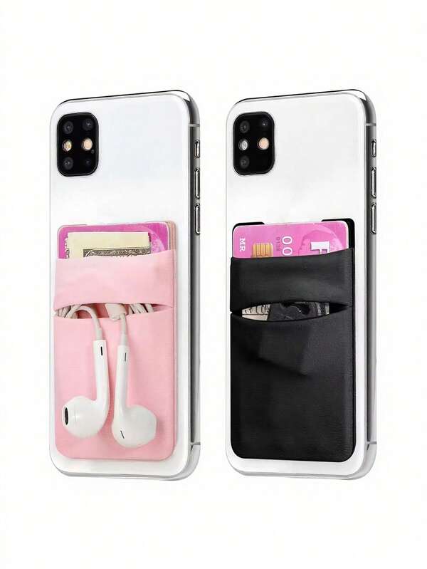 Adhesive Wallet/Card Holder Sticker For Phone Cases Durable Sticky Credit Card Holder Applicable To Phone Backs For Women Money Wallet Mini Wallet Purse Wallet Card Wallet