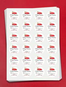 1 Stück/12 Stück/24 Stück/36 Stück/48 Stück personalisierte Weihnachts-Etiketten - Individuelle An/Von Geschenk-Aufkleber, runde Weihnachts-Aufkleber, personalisierte Weihnachts-Etiketten, Weihnachts-Aufkleber, individuelle Namens-Tags Weihnachten, Geschenk-Aufkleber, Geschenk-Etiketten, Weihnachts-Geschenkanhänger, Feiertags-Gastgeschenk-Anhänger für Weihnachtsverpackung, Party-Tüten, Familien- & Freunde-Geschenke Saison 2025, Weihnachtsgeschenk, farbig, süß, für Schule, Schulmaterial - Verschiedenfarbig - Übersicht 9