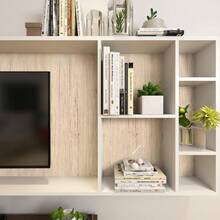 1 卷防木纹家居装饰墙贴壁纸卷，壁纸撕下即贴，防水乙烯基接触纸，适用于客厅墙贴、橱柜厨房装饰贴纸、浴室装饰壁纸 - 米色 - 查看 3