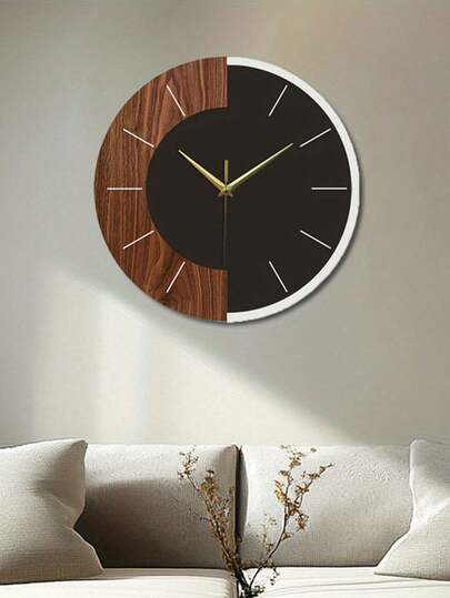 1Pc, Creative Double Clock, Unique Living Room ation Bedroom, Kitchen, Office Home ation, Acrylic Material, National Day, s, Ho warming s. view 7