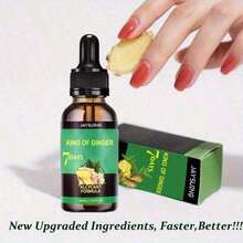 [Local Warehouse Delivery]7Days Nail Care Oil With Ginger, Nail Care Solution Hands & Feet - Moisturizing Dry, Weak & Brittle Nails - Daily Use To Strengthen & Hydrate Nails With Long-Lasting Shine, Gentle Formula Clean & Healthy Nails 1. 01oz Per Piece