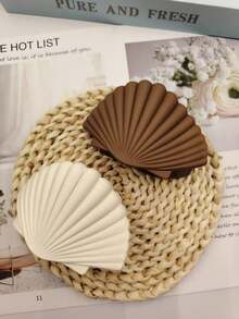 1pc/2pcs/3pcs/6pcs/8pcs New Shell Claw Clips, Flat Hair Clips With High-End Feel, Large Size Duck Clip For Updo Hairstyles Elegant Hair Accessories Winter Hair Clutch