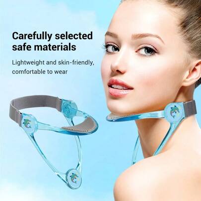 1pc Adjustable Neck Brace, PP Material, Cervical Support, Anti-Sagging Straps With Elastic Pads, Improve Posture,Neck Braces Health Care Neck To Prevent Head Low