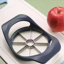 6.1 Inch Extra Large Apple Slicer, Heavy Duty Apple Cutter 8 Slices, Durable Apple Corer Cutter Slicer, Stainless Steel Apple Slicer And Corer - For Apple, Potato, Onion And More, Black - Grey - View 12