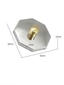 Đĩa thủy tinh pha lê đựng bột nhúng móng acrylic, monome và nước tẩy sơn móng tay (Hình bát giác có nắp bằng thép không gỉ, 1 chiếc) - Nhiều màu - Xem 7