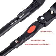 Adjustable Bike Bicycle Kickstand Side Kickstand,Lightweight Aluminum Alloy Bicycle Stand - High Strength And Durable Bicycle Support - Suitable For Various Types Of Bicycles, Including Mountain Bikes, Road Bikes, And City Bikes - Non Slip Design, Easy To Install And Adjust - Multicolor - View 4