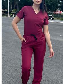 Scrub Sets - Red - View 2