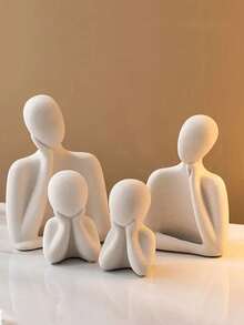 3 件装 DIY 人体脸颊支撑硅胶模具，适用于石膏、混凝土、蜡烛和北欧风格家居装饰