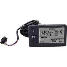 Medidor de pantalla LCD de bicicleta eléctrica, panel de control de pantalla LCD de 24V 36V 48V Ebike con enchufe , kit de conversión de medidor de pantalla de bicicleta eléctrica a prueba de agua - 1 - Ver 7