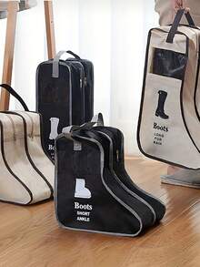 1 件马术马靴携带包，专业骑马装备储物包 - 黑色 - 查看 7