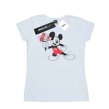 Disney Womens/Ladies  Flowers Cotton TShirt (White) - White - View 2