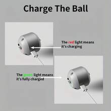 可调节模式的猫狗滚动玩具球 - 互动趣味游戏时间，大型宠物活动球，有趣的设计，耐用的结构 - 彩色 - 查看 10