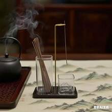 Incense Holder, Incense Stick, Backflow Incense Burner, Sandalwood Agarwood Aromatherapy Burner, Home Health Care Incense Burner Base - 彩色 - 查看 3