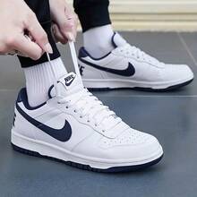 Nike Men's 2026 New Big Logo Skateboard Shoes, Casual Sports Sneakers, Low-Top White Shoes 355152-140 - White - View 7