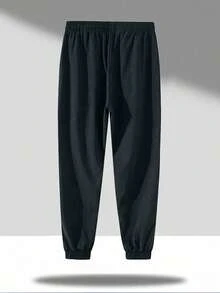 1pc Tween Boys Outdoor Casual Sports Loose Drawstring Pants - Grey - View 5