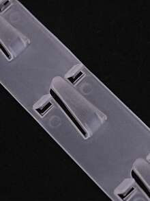 5 peças/10 peças tiras de pendurar para loja de conveniência/supermercado ganchos de exibição de alimentos prateleira pequeno lanche dobrável cartão de pendurar tira de plástico transparente para pendurar