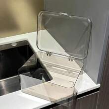 1 pieza Organizador de medicina Caja de almacenamiento, Estuche de almacenamiento de escritorio transparente, Contenedor de almacenamiento a prueba de polvo con tapa abatible. Organizador de medicina doméstico mini. Almacenamiento multifuncional para cosméticos, mascarilla facial, papelería, varios - Multicolor - Ver 20