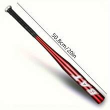 1pc 50.5cm/19.88in Aluminum Alloy Baseball Bat Softball Bat High Hardness Outdoor Sports Baseball Bat - Multicolor - View 4