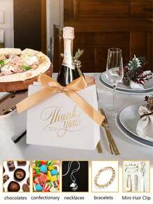 36 pièces (comprenant 18 sacs-cadeaux et 18 rubans papillon) / 24 pièces (comprenant 12 sacs-cadeaux et 12 rubans papillon) / 12 pièces (comprenant 6 sacs-cadeaux et 6 rubans papillon) 6 pièces (comprenant 3 sacs-cadeaux et 3 rubans papillon) Sacs-cadeaux de remerciement