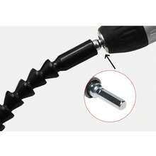 1 pieza Extensión de broca flexible universal: Varilla de conexión multiángulo para perforación de precisión, se ajusta a cualquier broca - No se requiere alimentación externa - Multicolor - Ver 4