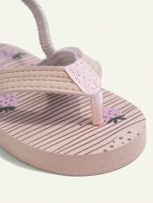 1 đôi dép lê đế bằng in hình dâu tây màu hồng dễ thương, thoải mái, nhẹ nhàng dành cho bé gái, thích hợp cho mùa hè, đi biển, ở nhà, phòng tắm, vui chơi ngoài trời và các bữa tiệc trẻ em (mẫu ngẫu nhiên) - Màu Hồng baby - Xem 7