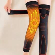 1双，户外运动秋冬艾草保暖绑带护膝保暖运动腿套压力运动防滑护膝男女