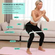 - Juego de bandas de resistencia, dos niveles de resistencia, bandas elsticas para entrenar mujeres o hombres, entrenamiento de fuerza, entrenamiento en casa, tonificacin, estiramiento, yoga - Azul, gris y verde - Ver 7