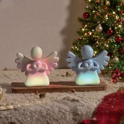 Resin Mould Wings Angel Candle Silicone Mould Angel Girl Aromatherapy Gypsum Candle Little Angel Mould Resin Mould Candle Mould Soap Mould Clay Mould DIY-Wedding Decoration/Thanksgiving Gifts/Christmas Gifts, Halloween Gifts, Easter Gifts, Valentine's Day Holiday Gifts/Birthday Gifts/Home Decoration