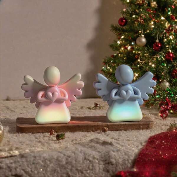 Harz Form Flügel Engel Kerze Silikon Form Engel Mädchen Aromatherapie Gips Kerze Kleiner Engel Form Harz Form Kerze Form Seife Form Ton Form DIY-Hochzeitsdekoration/Thanksgiving Geschenke/Weihnachtsgeschenke, Halloween Geschenke, Ostergeschenke, Valentinstag Feiertags Geschenke/Geburtstagsgeschenke/Heimdekoration