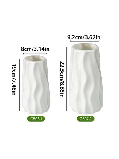 1pc Corrugated Plastic Vase Wit Large High End Moderne Living Room ation Pattern view 3