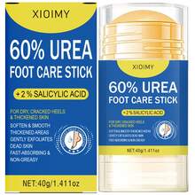 Xioimy 60% Urea Multi-Purpose Foot Cream - Tea Tree Anti-Crack Moisturizing, Natural Ingredient Formula, Nourishing Skin, Suitable For Extremely Dry Cracked Heels (A Moisturizing Cream That Can Be Used On Hands, Elbows, And Feet)