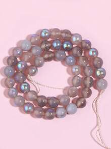 1 hebra de cuentas de piedras naturales Auratus, jade birmano, cristal de sandía, cuentas sueltas de piedras preciosas de curación de energía para hacer joyas, pulseras y collares DIY