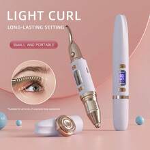 Three-In-One Heated Eyelash Curler And Electric Eyebrow Trimmer/Shaver, Multi-Functional Three Usage Heads - USB Rechargeable 180mAh Lithium Battery, Facial Electric Shaver, Full-Body Hair Remover, Rechargeable Painless Eyebrow And Nose Bikini Hair Trimmer, Gentle Heating, Mechanical Styling, No Laser Function, Portable Beauty Tool, Easy To Manage Ladies' Electric Hair Remover & Lip Shaver - Portable Hair Removal Device, Wireless Operation, Ergonomic Design, Replaceable Head Suitable For Face, E