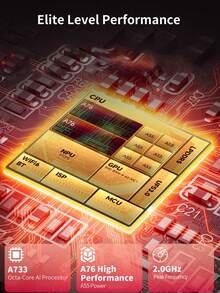 Teclast T60 AI Tablet (Allwinner A733 8-Core 1.8GHz/16(6G+10G)GB RAM/128GB ROM/11.97inch 1200*2000iPS TDDI/WIFI6/8000mAh/Type-C/13MP+5MP Camera/Android 15) With Keyboard & Accessories Bundle