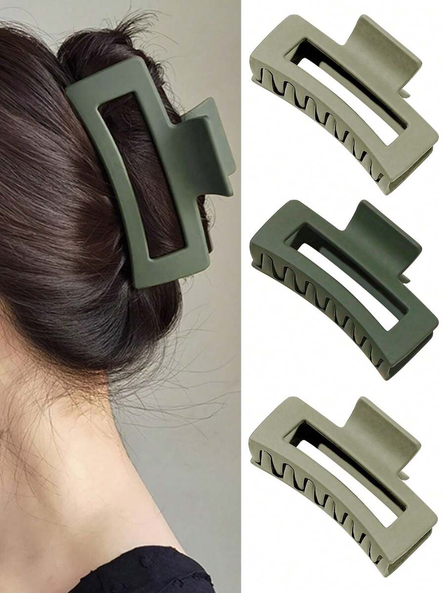 2 sztuki minimalistycznych, kwadratowych spinek do włosów z awokado i zielenią, eleganckie spinki do włosów, modne nakrycie głowy na Dzień Matki, powrót do szkoły, Święto Dziękczynienia, Boże Narodzenie, Nowy Rok, Walentynki, karnawałowa zimowa kopertówka do włosów