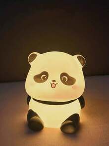 1 قطعة مصباح ليلي بشكل باندا صغير، يعمل بالبطارية، مصدر إضاءة ناعم، مصباح سرير للأطفال، مصباح غرفة LED، باندا لطيف مصباح ليلي، ديكور غرفة الأطفال والرضع، يستخدم لديكور الغرف الممتعة والنوم المريح، مناسب للاستخدام في غرف النوم والمعيشة والمكاتب الداخلية - ضوء أبيض دافئ - مشاهدة 7
