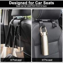 Car Hook Strong And Stable Small Hook Hidden Multifunctional Storage Rear Seat Hook Car Accessories - Black - View 9