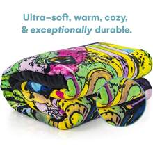 Dawhud Direct 75x90-Inch Pit Bull Blanket - Dean Russo Pitbull Throw Blanket For Adults And - Soft And Cozy For Bed, Couch, Or Travel - Thoughtful Gifts For Women And Dog Lovers, Compact Flannel Throw – Soft, Durable For Travel & Movie Nights - 彩色 - 查看 2