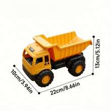 1 件建筑玩具系列套装，挖掘机、搅拌机、起重机、工程车辆、户外益智玩具套装，适合男孩和女孩的逼真玩具，生日、圣诞节、万圣节礼物