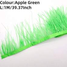 1M 8-10cm White Black Peacock Blue Ostrich Feather Trim - 3 Colors Artificial Feathers For DIY Crafts, Costumes, Wedding & Party Decorations