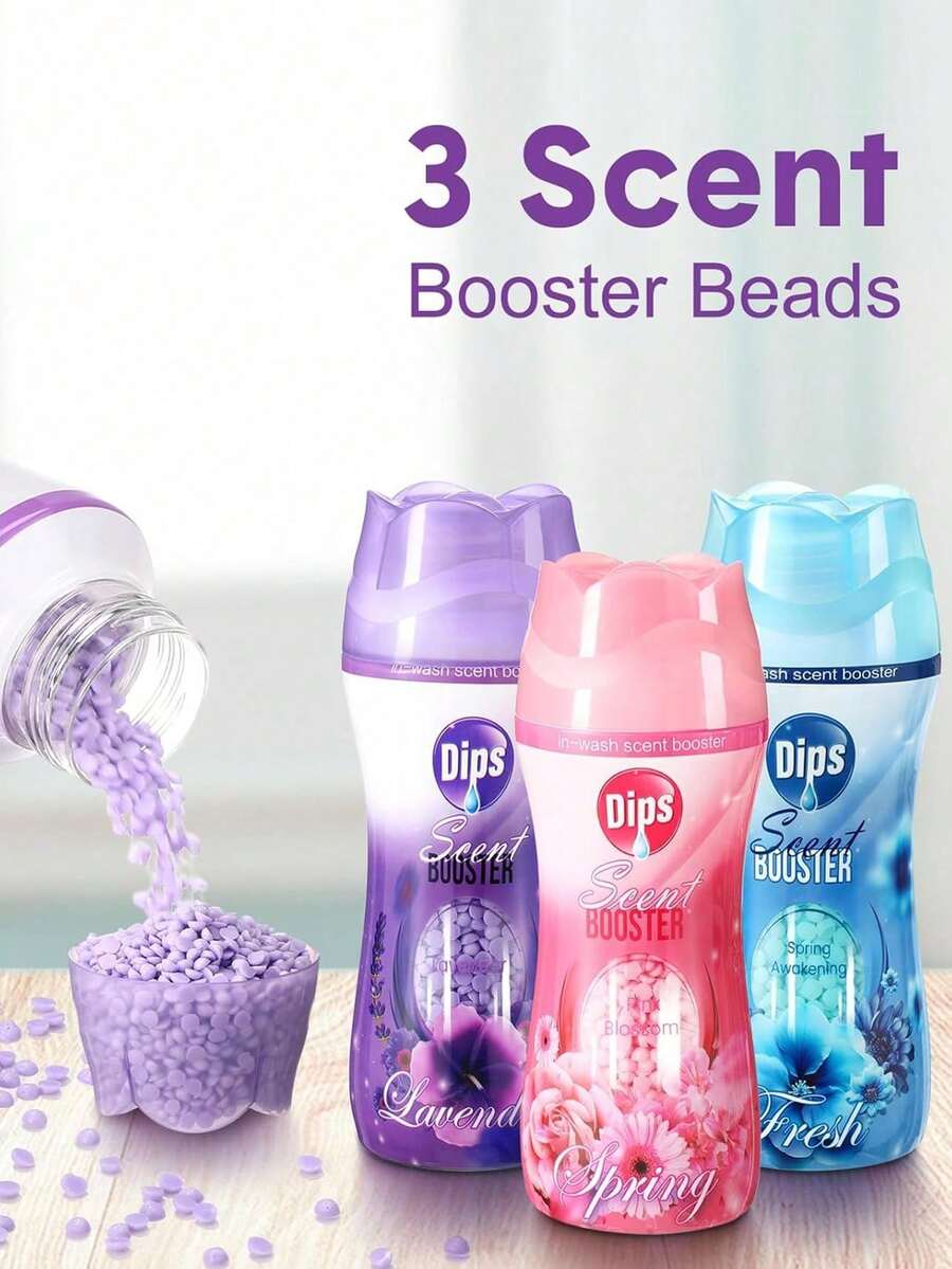强效除臭洗衣香珠，适用于薰衣草、海洋香型、清洁衣物香珠颗粒，留香持久，多种香味可选，送给家人朋友节日礼物（新老款随机发）