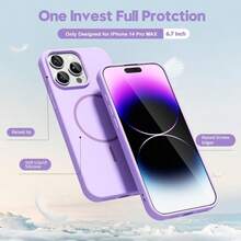 Ốp điện thoại silicon lỏng bóng bẩy sang trọng, tương thích với iPhone 17 Air, 16, 15, 14, 13, 12, 17 Pro Max Plus, kèm nắp mềm từ tính. - Màu tím - Xem 3