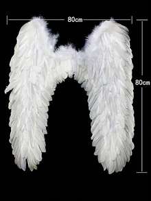 Alas de plumas de ángel, accesorios de disfraz al por mayor para niños y adultos, regalo perfecto para amigos, familia, madres, parejas, esposas, líderes y colegas, adecuado para fiestas de cumpleaños, fiestas, salidas, viajes y vacaciones