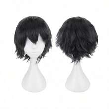 Heat Resistant Chemical Fiber Wigs Daily Wear Women Wigs Sweet Cute Wigs Prom Party Wigs Natural Hair - 黑色 - 查看 2
