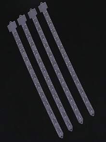 5 peças/10 peças tiras de pendurar para loja de conveniência/supermercado ganchos de exibição de alimentos prateleira pequeno lanche dobrável cartão de pendurar tira de plástico transparente para pendurar