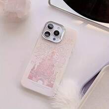 Dream Castle Laser Gold-Plated Fireworks Phone Case, High-End Aesthetics, Designer Phone Accessories, Fashionable Phone Case, Elegant Phone Cover, Laser Engraving Design, Premium Surface Treatment, High-Quality Materials, Phone Protective Case, Fashionable Phone Case, Technology Enthusiasts, Style-Oriented Buyers - 混合色 2 - 查看 6