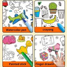 Children's Graffiti Painting Roll, Coloring, Drawing, Painting, Wall-Friendly, Non-Staining - Multicolor - View 5