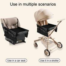 1 Child Car Seat Travel Table, Multifunctional Storage Vehicle Storage Tray, Suitable For Airplanes, Cars And Family Outings