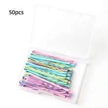 50/100/200个发夹，卷曲发夹，防滑发卡，带收纳盒，适合各种发型，秋季必备，发饰，美发工具，美发用品，美容配件，圣诞礼物，女士圣诞礼物，成人圣诞礼物，成人圣诞礼物，美发用品，圣诞礼物，成人圣诞发饰，礼物创意，美容圣诞礼物，圣诞节 - 彩色 - 查看 8